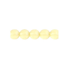 Czech Druk 3mm Beads 62/strand Trans Jonquil