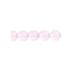 Czech Druk 3mm Beads 62/strand Trans Light Rose