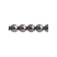 Czech Druk 4mm Beads 45/strand Opaque Gunmetal