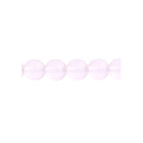 Czech Round Druk Beads 4mm Transparent Rose 45/strand