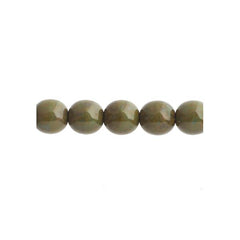 Czech Druk 4mm Beads 45/strand Opaque Blue Travertine