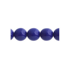 Czech Druk 6mm Beads 31/strand Opaque Cobalt