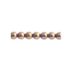 Czech Druk 6mm Beads 31/strand Trans Crystal Bronze