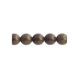 Czech Round Druk Beads 6mm Opaque Red Travertine 31/strand