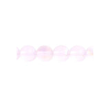 Czech Round Druk Beads 8mm Transparent Rose AB 22/strand