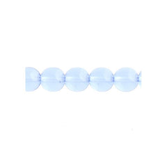 Czech Druk 8mm Beads 22/strand Trans Light Sapphire