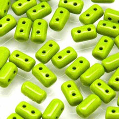 *Czech Rulla Beads Green 22g